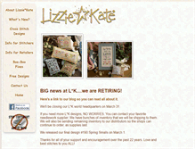 Tablet Screenshot of lizziekate.com